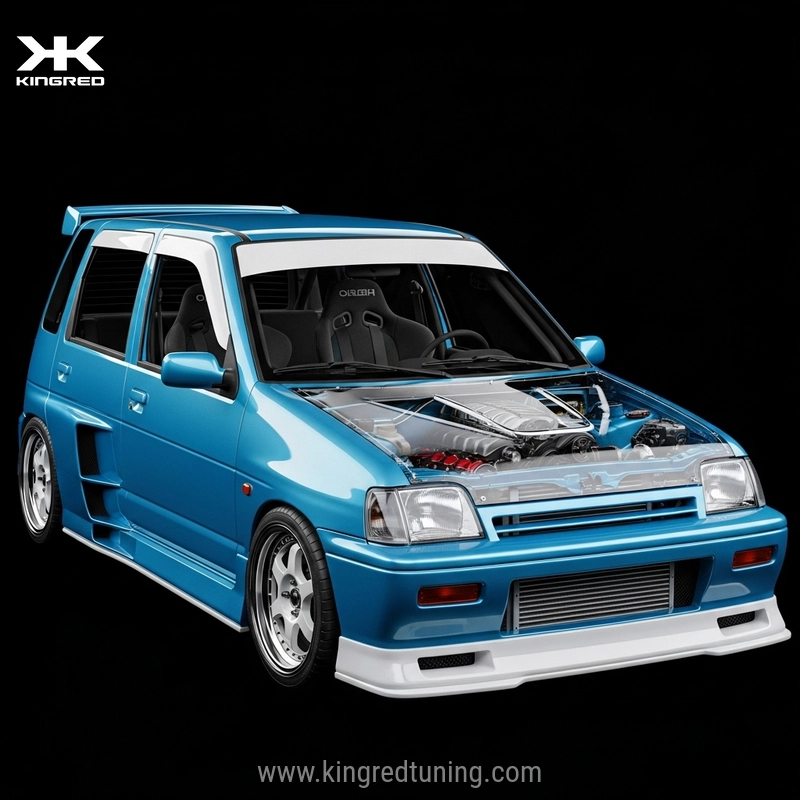 Daewoo Tico Tuning Azul Modelo  VI