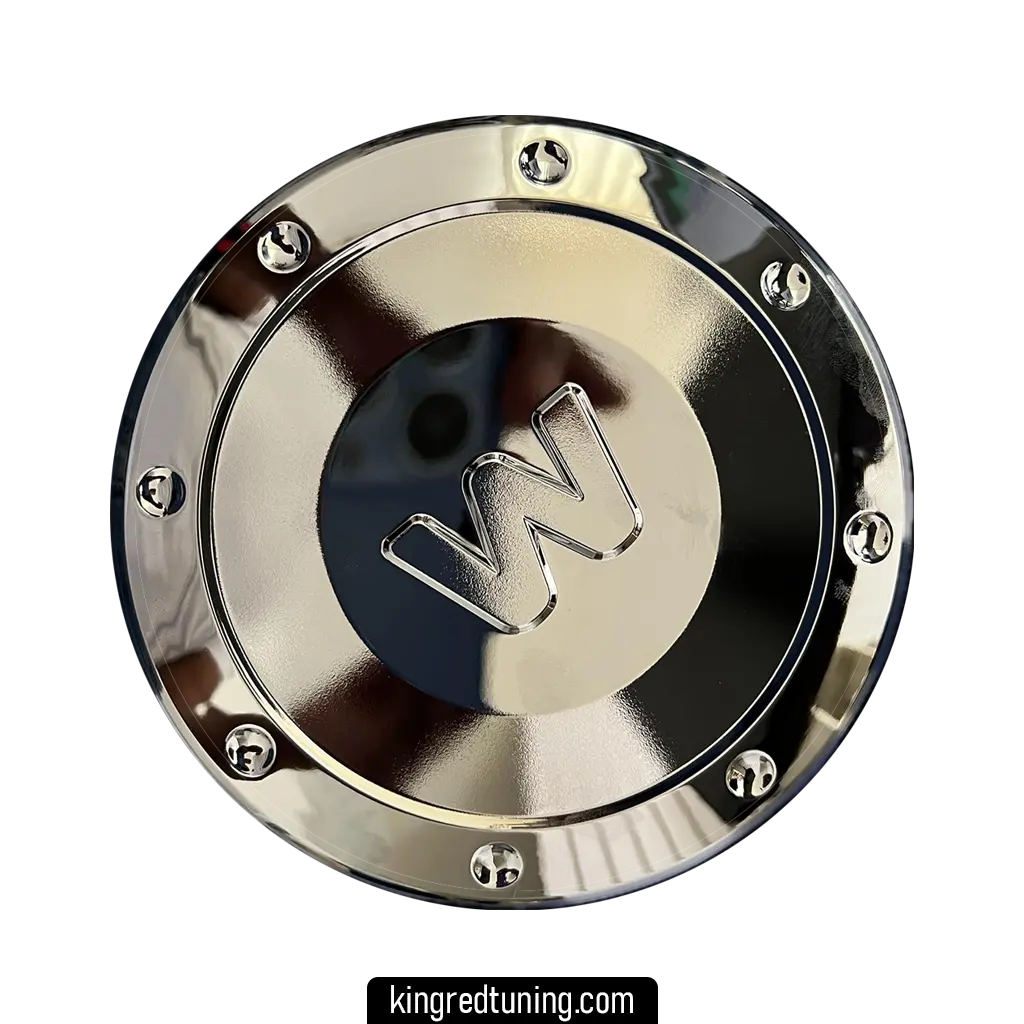 Tapa cromada de Tanque