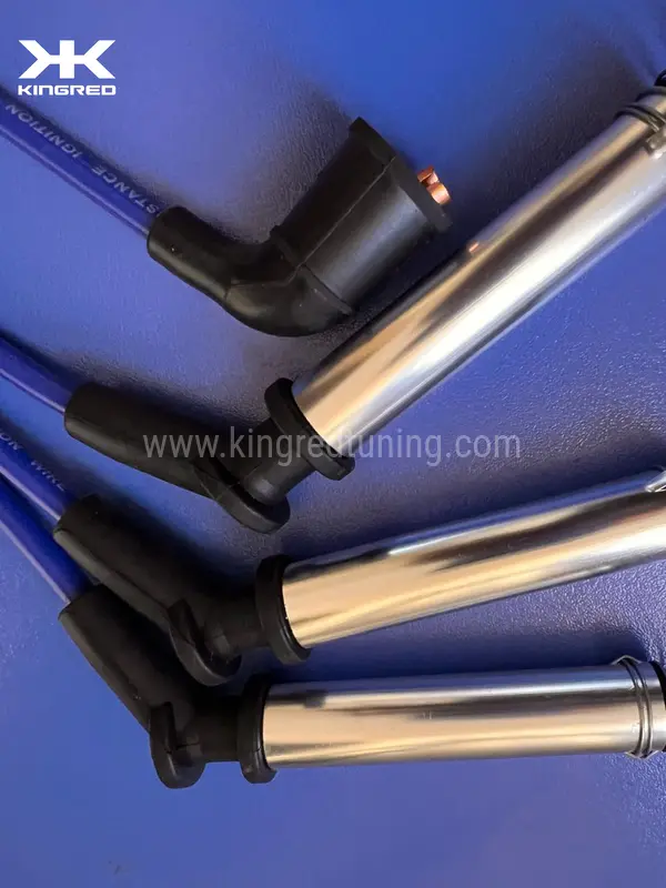 Vista de cañas metalicas con resortes